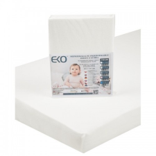 Eko Vízálló gumis lepedő Jersey fehér 120x60 cm babaágynemű, babapléd
