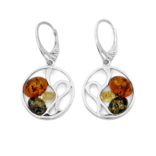 Ékszer ABC Ezüst bortostyán köves fülbevaló fülbevaló