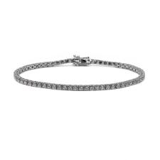 Ékszer ABC Ezüst cirkónia köves karlánc "2,6" karkötő