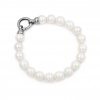 Ékszer ABC Ezüst fűzött tenyésztett gyöngy karlánc