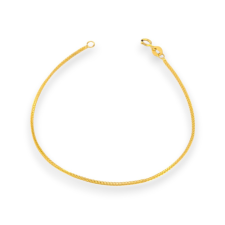 Ékszerkirály 14k arany karkötő, Barbara, 19 cm karkötő