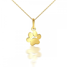 Ékszerkirály 14k arany medál, kutyamancs medál