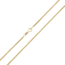 Ékszerkirály 14k arany nyaklánc, Barbara, 45 cm nyaklánc