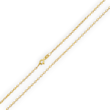 Ékszerkirály 14k arany nyaklánc, kétszínű Anker, 55 cm nyaklánc