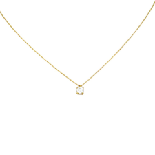 Ékszerkirály 14k arany nyaklánc kristállyal nyaklánc