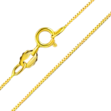 Ékszerkirály 14k arany nyaklánc, Velencei kocka, 42 cm nyaklánc