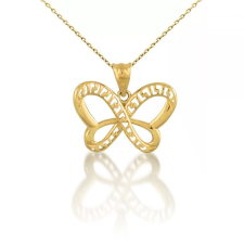 Ékszerkirály 14k arany pillangó medál medál