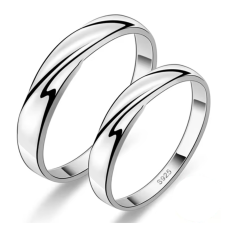 Ékszerkirály 925 sterling ezüst karikagyűrű, férfi 11 gyűrű