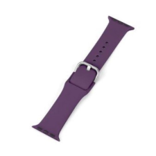 Ékszerkirály Apple watch óraszíj szilikonból, 42-44 mm, lila okosóra kellék