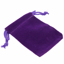 Ékszerkirály Ékszer zsák, lila, 7x9 cm ékszerdoboz