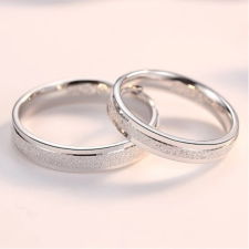 Ékszerkirály Ezüst férfi karikagyűrű, 9-es méret gyűrű