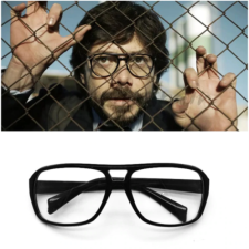  El Casa De Papel - Money Heist - A Nagy Pénzrablás halloween farsangi jelmez kiegészítő - Professzor szemüveg jelmez