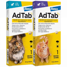 Elanco AdTab 48mg rágótabletta macskák részére >2-8kg élősködő elleni készítmény macskáknak