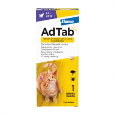 Elanco AdTab rágótabletta macskáknak 1db , ( 0,5-2kg. cicáknak ) élősködő elleni készítmény macskáknak