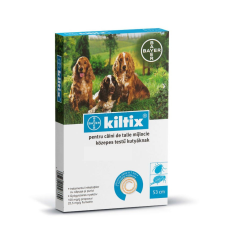 Elanco KILTIX 53CM BOLHA-KULLANCS ELLENI NYAKÖRV KÖZEPES KUTYÁNAK nyakörv, póráz, hám kutyáknak