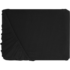Elasztikus ágytakaró Kotonia Home - Kötött, 100% pamut, fekete, 100×200+20 cm lakástextília