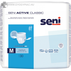  Elasztikus Seni Active Classic inkontinencia nadrág (felnőtt nadrágpelenka) 30 db-os