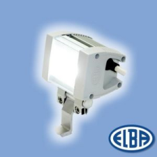 Elba Fényvető WALL WASHER-02 2 LED meleg fehér 30gr (95mm) falon kívüli IP65 Elba kültéri világítás