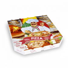  Eld. Pizza doboz 300X300X30mm 100db/cs 72030 party kellék