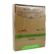  Eld. Zsírpapír Újság arculatú, barna adagolóval 270×350mm 1000ív/cs ZUP02737/19650024 papírárú, csomagoló és tárolóeszköz