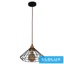 ELDLUX KETREC függeszték E27 fekete világítás