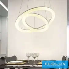 ELDLUX MILKY függeszték 42W CCT Króm világítás