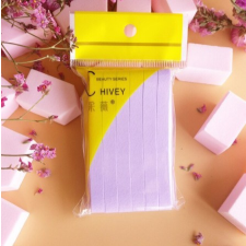  Eldobható kozmetikai szivacs, tömörített arclemosó szivacs (12 db) - Lila smink kiegészítő