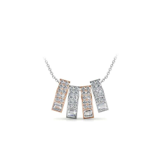 Eleanora - Swarovski kristályos nyaklánc díszdobozban - fehér nyaklánc