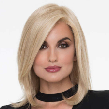  Eleanore - Terjedelmes réteges platina szőke paróka paróka