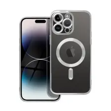 Electro Mag Apple iPhone 16 MagSafe kompatibilis hátlap tok, ezüst tok és táska