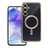 Electro Mag Samsung Galaxy A55 MagSafe kompatibilis hátlap tok, arany
