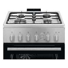  Electrolux LKG504011X Inox, szabadonálló, gáz, főzőzóna: 4, sütő:57L, grill, tűzhely tűzhely