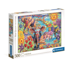 Elefánt Carnival 500 db-os puzzle Clementoni puzzle, kirakós