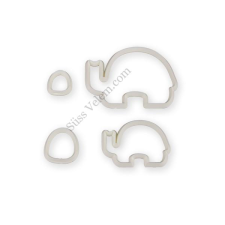  Elefántos Fondant Kiszúró Készlet - Tökéletes Süteményekhez sütés és főzés