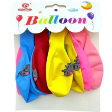  Elefántos party lufi 30cm 10db-os kiszerelésben 72831 party kellék