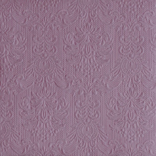 Elegance Pale Lilac dombornyomott papírszalvéta 40x40cm,15db-os asztalterítő és szalvéta