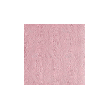 Elegance Pastel Rose dombornyomott papírszalvéta 40x40cm, 15db-os asztalterítő és szalvéta