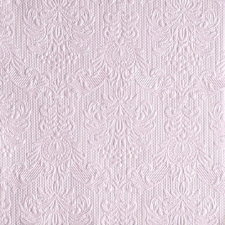 Elegance pearl lilac dombornyomott papírszalvéta 33x33cm,15db-os asztalterítő és szalvéta