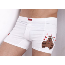 Elegáns boxeralsó grafikával - passzos (Édes kis Mackóm!) férfi alsó