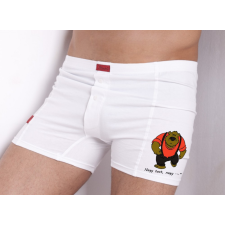 Elegáns boxeralsó grafikával - passzos (NAGYTEST...) férfi alsó