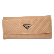  Elegáns női pénztárca, Pufo Luxury, 20 x 10 cm, barna