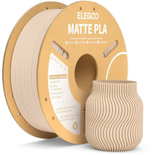 Elegoo PLA MATTE - 1,75mm, 1kg, Cardboard Spool, Beige (ELEEG240436) nyomtató kellék