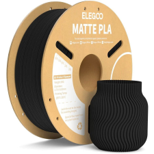 Elegoo PLA MATTE - 1,75mm, 1kg, Cardboard Spool, Matte Black (ELEEG240441) nyomtató kellék