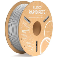 Elegoo RAPID PETG - 1,75mm, 1kg, Cardboard Spool, Silver (ELEEG240452) nyomtató kellék