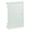 ELEKTRO-PLAST 06203 "Plas-linia" süllyesztett elosztószekrény fém ajtóval, IP30, 42 modul, fehér