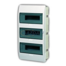 ELEKTRO-PLAST 0657-10 "Elegant" süllyesztett elosztó, IP40, 36 modul, 3x12 villanyszerelés