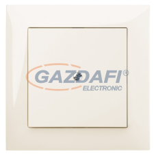 ELEKTRO-PLAST 1470-01 "Sentia" vakfedél, krém, kerettel villanyszerelés