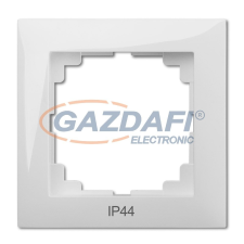 ELEKTRO-PLAST 1471-40 "Sentia" egyes keret, fehér, IP44, 250V, 10A villanyszerelés
