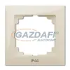 ELEKTRO-PLAST 1471-41 "Sentia" egyes keret, krém, IP44, 250V, 10A