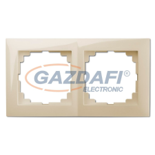 ELEKTRO-PLAST 1472-41 &quot;Sentia&quot; kettes keret, krém, IP44, 250V, 10A villanyszerelés